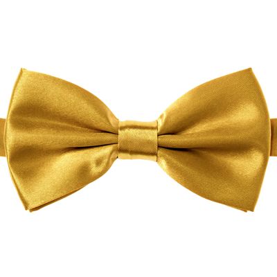Alex Palaus Collection Stylish Designer Bow Ties - Pre Tied, Adjustable Unisex Bowtie for Men, Women, Boys and Girls (TM) (Gold)