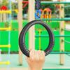 Dolibest 2 Pack of Ninja Gymnastic Rings, Monkey Ring Outdoor Backyard Ninja Accessories Set, Obstacle Course for Training,1000LB Capacity(Black) view 3