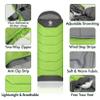 VILLEY Camping Sleeping Bag for Adults Boys and Girls, 3 Season Warm & Cool Weather - Summer, Spring, Fall, Lightweight Compact Backpacking Sleeping Bag for Outdoor, Traveling, Hiking view 3
