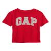 GAP Baby Boys Short Sleeve Logo T-Shirt T Shirt, Red Wagon, 0-3 Months US view 1