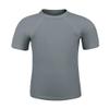KAKU NANU Boys Rash Guard UPF 50+ Sun Shirt Toddler Short SleeveDark Grey2T view 2