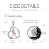 SHEAISRS 925 Sterling Silver Heart Softball Necklace Softball Jewelry Sport Necklace for Women view 4