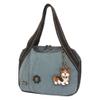 CHALA Bowling Bag - Cardigan Corgi - Indigo view 1