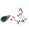 5pcs Winter Ice Fishing Rod Pole Tip Portable Winter Fishing Pole Ice Finishing Rod Spring for Outdoor Winter Fishing Tackle Auxiliary Equipment(M) view 1