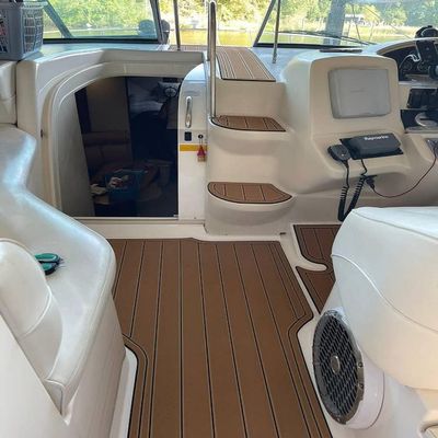Boat EVA Faux Teak Decking Floor Compatible with 2004 Cruiser Yachts 38 Swim Step Transom