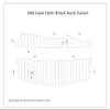 Boat EVA Faux Teak Decking Floor Compatible with 2004 Cruiser Yachts 38 Swim Step Transom view 2