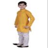 Pro-Ethic Style Developer Boy's Cotton Indian Clothing Ethnic Wear Kurta Set|Pack Of 1 (Yellow, 5-6 T) view 4