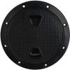 8" Circular Non Slip Inspection Hatch -Boat Hatch Deck Plate with Detachable Cover for RV Marine Boat Kayaks Yacht - Boat Round Non Slip Inspection Hatch with Screws, Black Deck Plates for Boats view 1