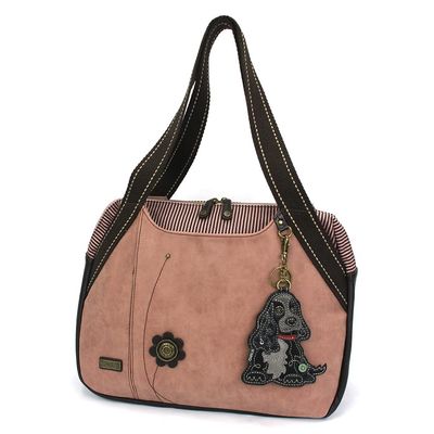 CHALA Bowling Bag - Cocker Black - Dusty Rose