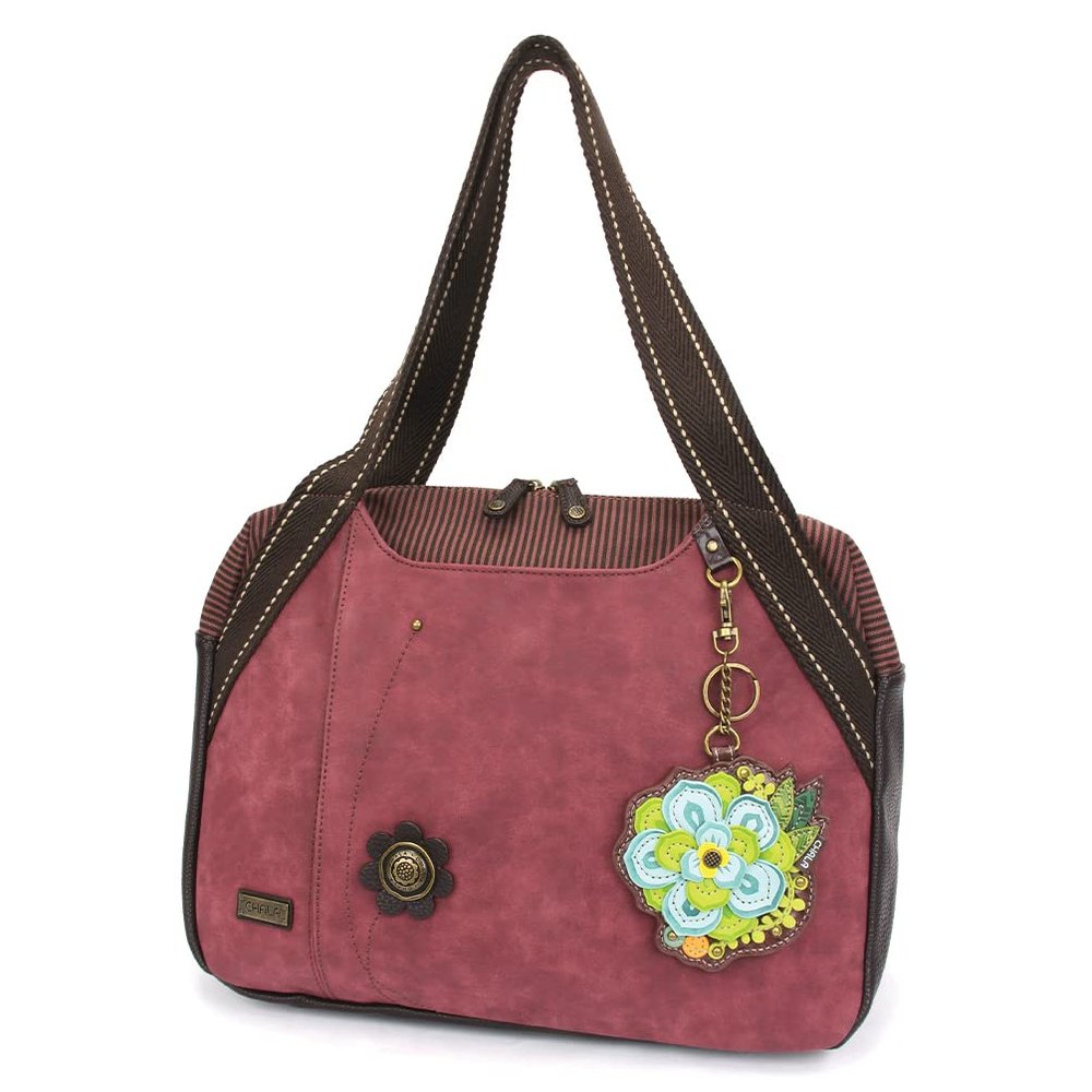 Chala Bowling Bag - Succulent - Burgundy