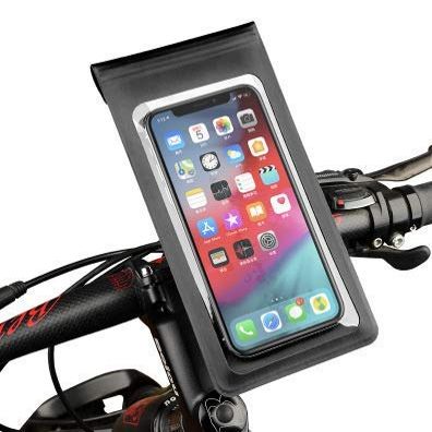 360 Rotation Bike Phone Mount Waterproof Handlebar Bag Bicycle Cell Phone Holder for iPhone 7 8 11 12 13 Pro Max XR Samsung Galaxy Note 10 Plus S21 S22 Note 20 Ultra A32 Pixel 6 Pro Moto One 5G Ace