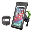 360 Rotation Bike Phone Mount Waterproof Handlebar Bag Bicycle Cell Phone Holder for iPhone 7 8 11 12 13 Pro Max XR Samsung Galaxy Note 10 Plus S21 S22 Note 20 Ultra A32 Pixel 6 Pro Moto One 5G Ace view 4