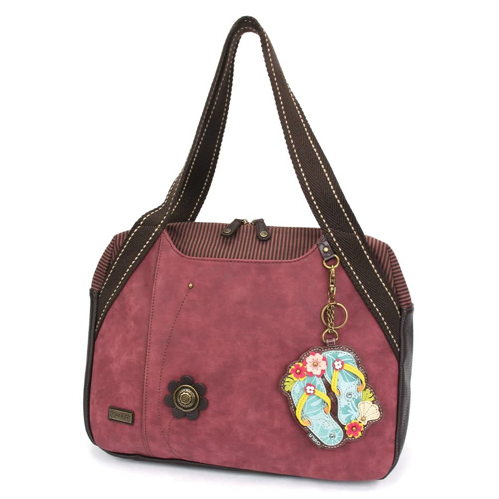 Chala Bowling Bag - Flip Flop - Burgundy
