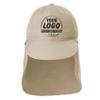 Custom Embroidered Sun Hat Neck&Ear Flap Adjustable UPF 30+ UV Protection Hiking Safari Fishing Hats for Women and Men Stone view 1