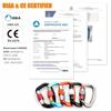 CAMNAL Heavy Duty Carabiner UIAA Certified Locking Carabiner 25KN (About 5620 lbs) Screw Lock Carabiner D Shape Carabiner Clip for Rock Climbing, Mountaineer, Aerial Work view 2