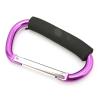 ZRSYH Carabiner Clip Heavy Duty Durable D-Ring Carabiners Aluminum Alloy Locking Carabiners Hook Camping Climbing Accessory for Backpack Hammock,Purple view 3