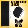 Boao 100 Pcs Fingerboard Grip Fingerboard Foam Tape Black Skateboard Grip Tape 110 mm x 36 mm Skateboard Deck Stickers view 2