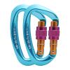 CAMNAL Heavy Duty Carabiner UIAA Certified Locking Carabiner 25KN (About 5620 lbs) Screw Lock Carabiner D Shape Carabiner Clip for Rock Climbing, Mountaineer, Aerial Work view 1