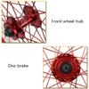 Wheelset 26In Bicycle Wheelset,Double Wall MTB Rim Quick Release Disc Brake Hole Disc 8 9 10 Speed Mountain Bike Wheels Road Wheel (Color : Red, Size : 26 INCH) view 3