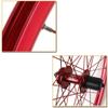 Wheelset 26In Bicycle Wheelset,Double Wall MTB Rim Quick Release Disc Brake Hole Disc 8 9 10 Speed Mountain Bike Wheels Road Wheel (Color : Red, Size : 26 INCH) view 4