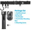 Adjustable Fishing Wading Belt with Rod Holder, Fit Waist up to 55" view 2