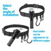 Adjustable Fishing Wading Belt with Rod Holder, Fit Waist up to 55" view 4