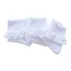 BAIYIXIN Twtility Baby Toddler Girls Eyelet Frilly Lace Socks Cotton Ruffle Lace Dressy Socks view 4