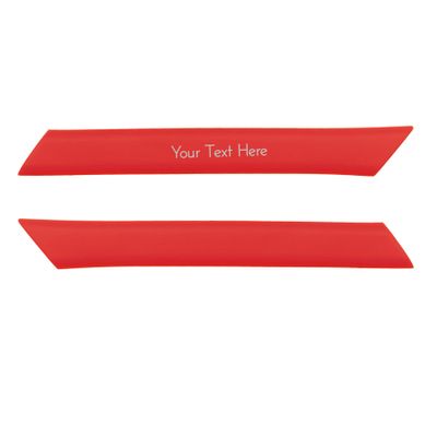 Glintbay Personalized Custom Engraved Earsocks for Oakley Straight Jacket 2007 Sunglasses - Red