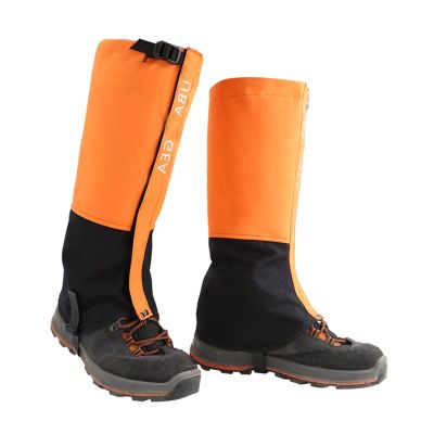 Hiking Leggings 1 Pair Waterproof Leggings, Anti Snake Bite Leggings, Rain and Snow Protection Cover Ultra Light Boots Leggings, Hiking, Skiing, Wading Leggings Snow Boots ( Color : A , Size : Large )
