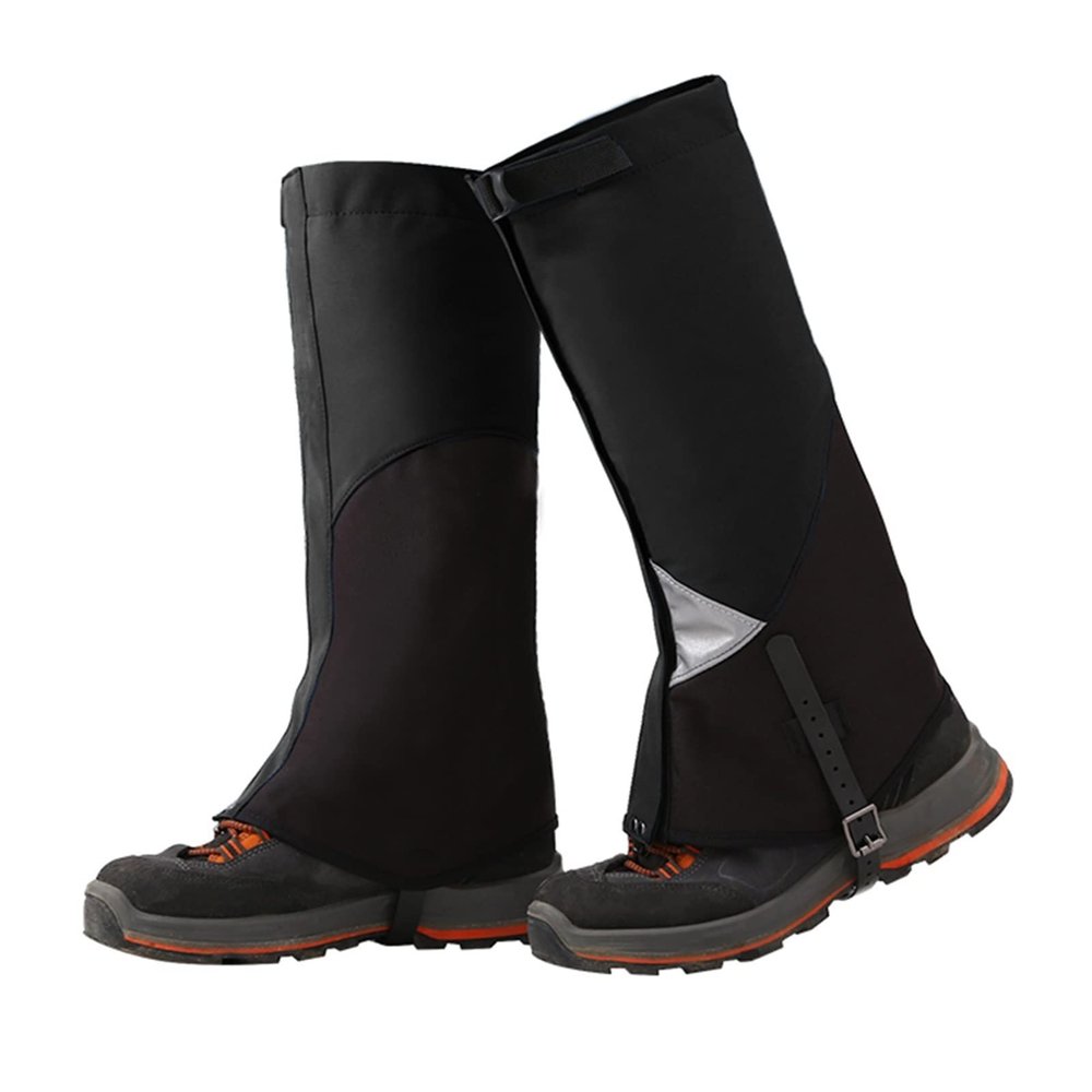 BXXZYF Leg Leggings, Breathable Waterproof Anti-Snake Bite Protective Cover, Mountaineering Ski Wading Desert Jungle Camping Snow Boots Leggings (Color : A, Size : Large)