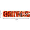 Imperial Cleveland Browns 9'' x 41.5'' Lighted Recycled Metal Sign view 2