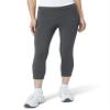 HUE Women's Wide Waistband Blackout Cotton Capri Leggings, Assorted view 1