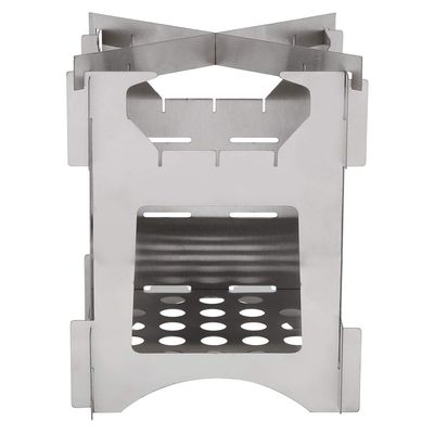 Stainless Steel Wood Burning Stove,Lightweight Foldable Camping Stove Portable Wood Burning Camping Stove for Backpacking Camping Hiking
