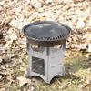 Stainless Steel Wood Burning Stove,Lightweight Foldable Camping Stove Portable Wood Burning Camping Stove for Backpacking Camping Hiking view 4