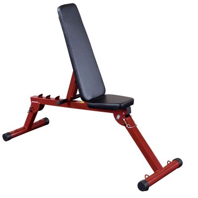 Best Fitness Folding Weight Bench (BFFID10R) For Barbell and Dumbbell Exercises, Strength Training Home Gym Equipment For Bodybuilding, Heavy Weightlifting, Incline & Decline Workouts