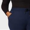 32 DEGREEES Women's Ultra Comfy Everyday Pants| Adjustable Drawstring | 4-Way Stretch | Modern-Fit | Office, Dress Blue, Large view 3