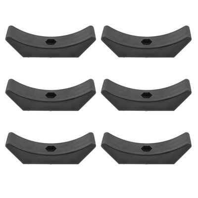 Dumbbell Saddles: 6pcs Floor Jack Dumbbell Rack, Replacement Holder, Cradles Stand for Weight Exercise