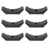 Dumbbell Saddles: 6pcs Floor Jack Dumbbell Rack, Replacement Holder, Cradles Stand for Weight Exercise view 1