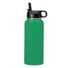 LaserGram Personalized 32oz Water Bottle, Wheelchair Fencing (Green) view 2