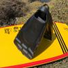 Tribe T1 Bodyboarding & Bodysurfing Swimfins- Black/Grey-ML view 3