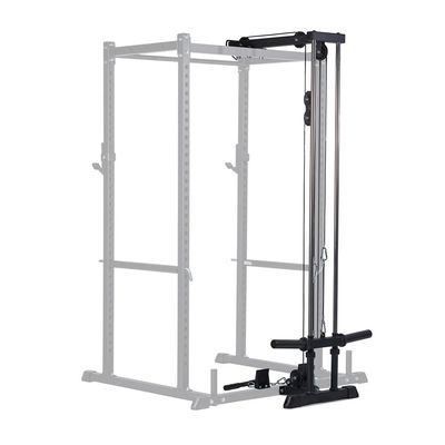 Titan Fitness T-2 Series 83" LAT Pulldown and Low Row Attachment, Plate-Loaded 300 LB Capacity, Space Saving Rack Mounted LAT Pulley Tower, Includes LAT Pulldown and Low-Row Handle