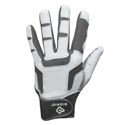 Bionic Men's ReliefGrip 2.0 Golf Glove (Silver, Medium, Left)