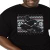 Marvel Classic Panther Holiday Men's Tops Short Sleeve Tee Shirt Black view 3