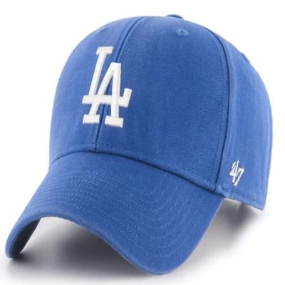 47 MLB Team Color Legend MVP Adjustable Hat, Adult One Size Fits All (Los Angeles Dodgers Blue)