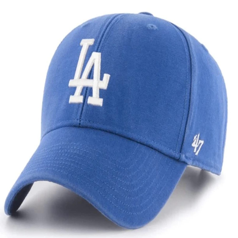 47 MLB Team Color Legend MVP Adjustable Hat, Adult One Size Fits All (Los Angeles Dodgers Blue)