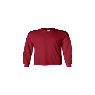Gildan Long Sleeve Heavy Cotton Shirt(Cardinal Red)