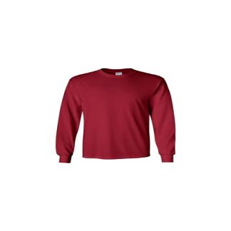 Gildan Long Sleeve Heavy Cotton Shirt(Cardinal Red)