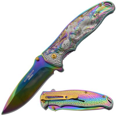 Snake Eye Tactical Assist Heavy-Duty Pocket Knife EDC Camping Knife