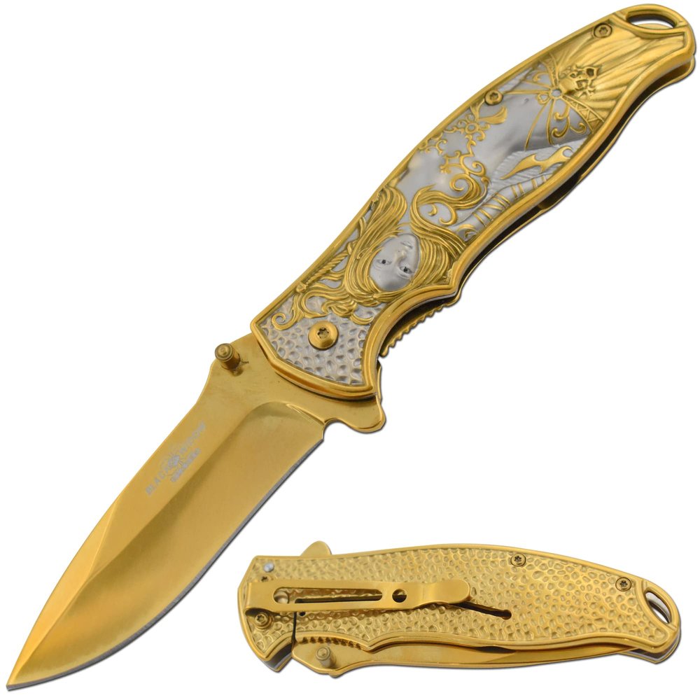 Snake Eye Tactical Assist Heavy-Duty Pocket Knife EDC Camping Knife