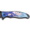 Snake Eye Tactical Assist Heavy-Duty Pocket Knife Mermaid-Design Handle EDC Camping Knife (47-1) view 4